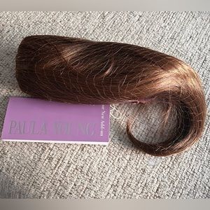 NEW! HAIR TOPPER SYNTHETIC MED GOLDEN BROWN / LT GOLDEN BROWN HIGHLIGHTS